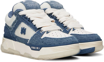 AMIRI indigo & White Vintage Denim MA-1 Sneakers