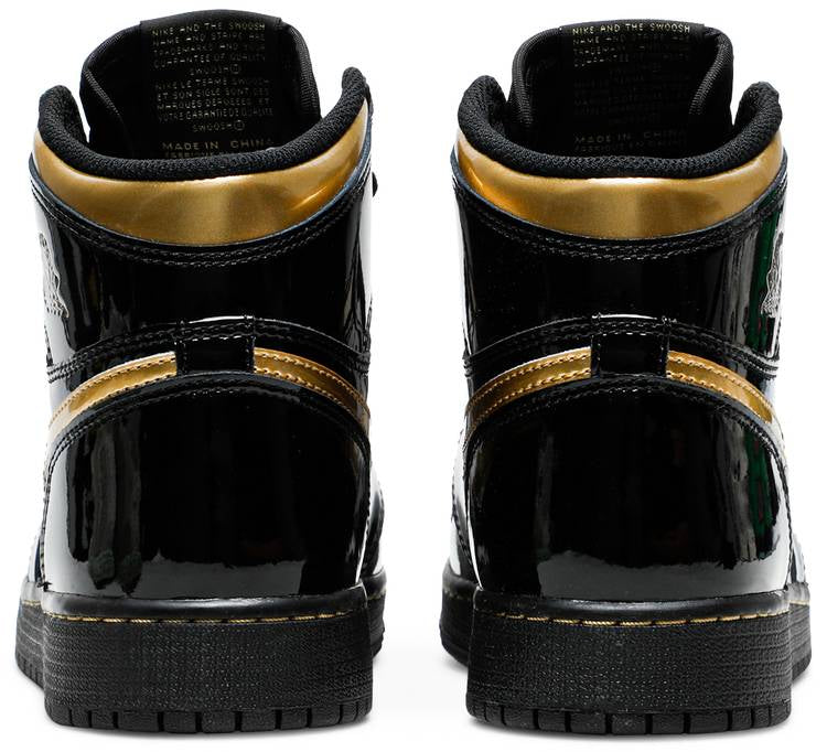 Air Jordan 1 Retro High OG ‘Black Gold Patent.