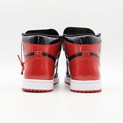 Nike Air Jordan 1 Retro High OG Patent Bred Varsity Red Black (Men's)