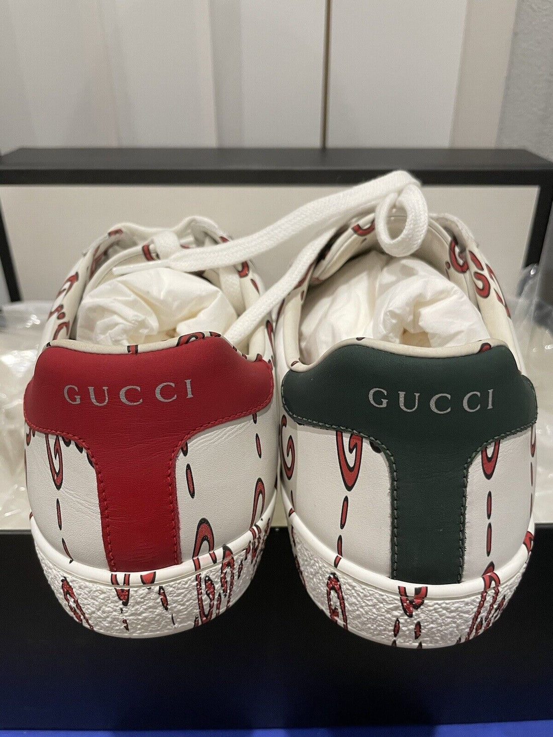 [New] Gucci Ace Leather Sneakers for Men/Women